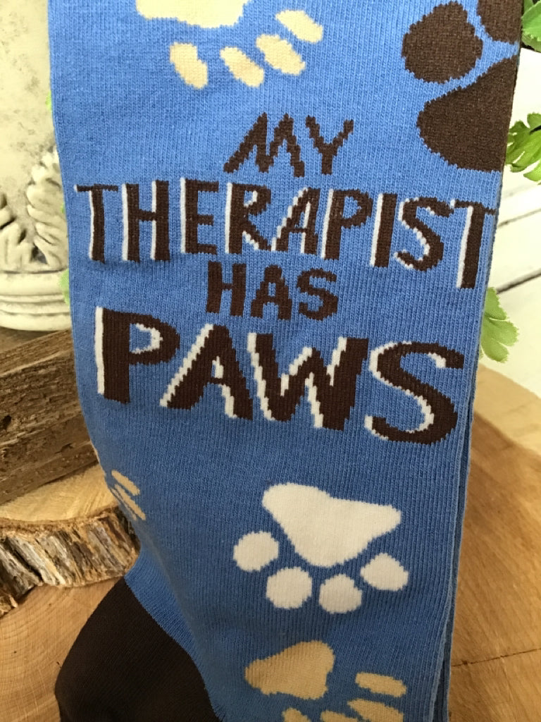 My Therapist Has Paws Socks