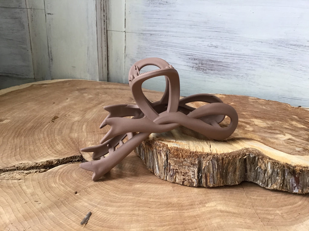 Mocha Hair Claw Clip