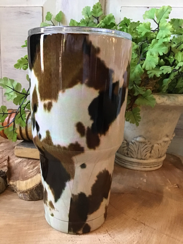 Cowhide Printed Tumbler