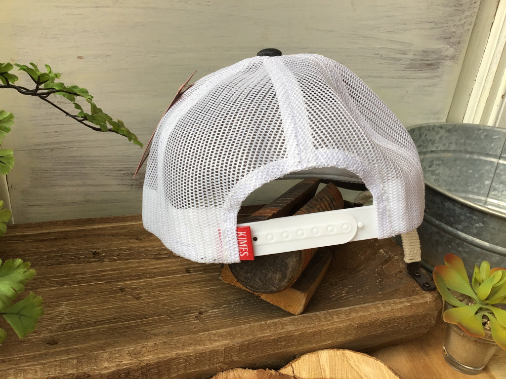 Kimes Ranch Charcoal & White Weekly  Trucker Hat