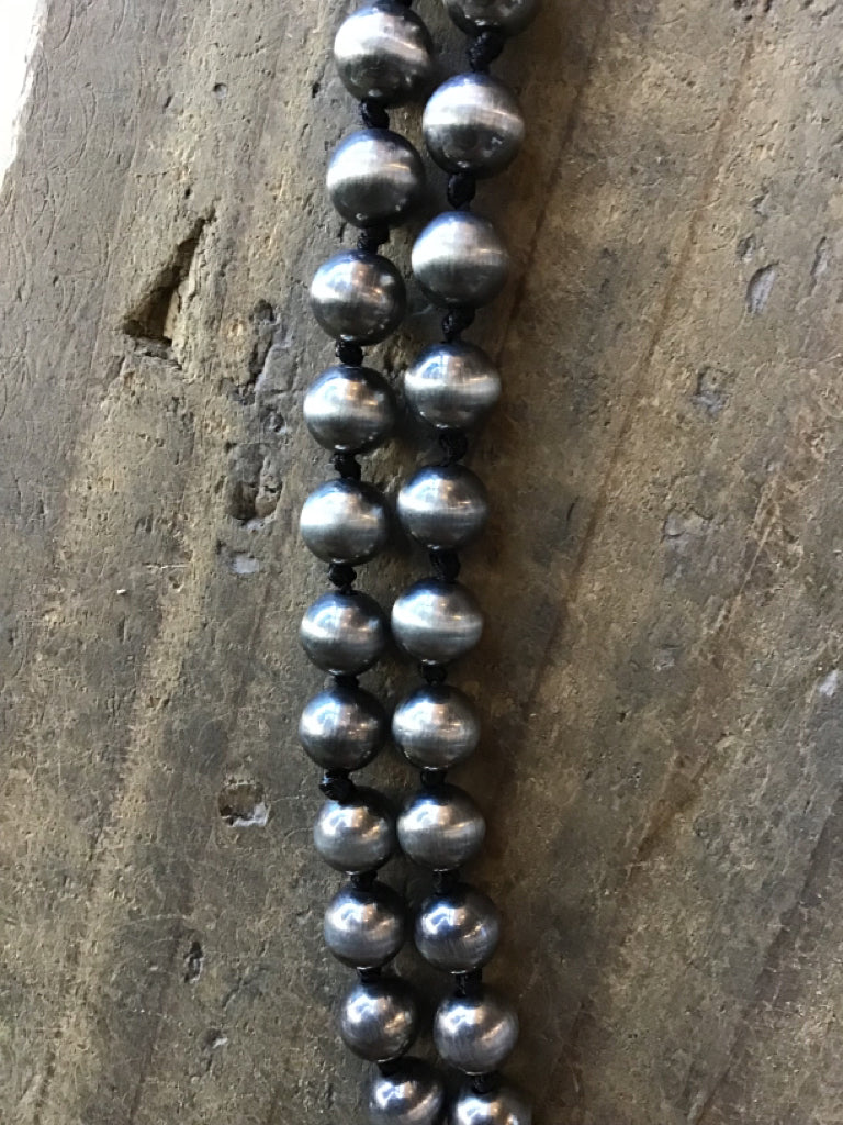 60" Endless Navajo Style Pearl Necklace