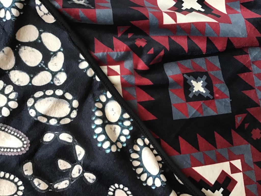 Aztec & Squash Blossom Blanket