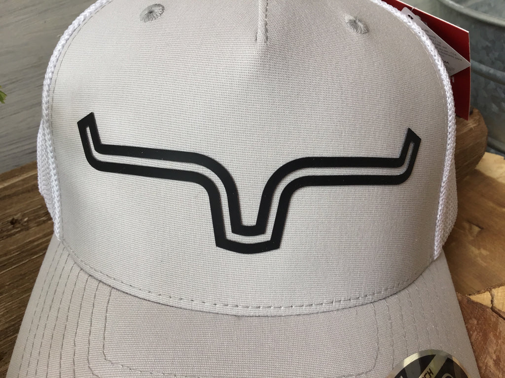 Kimes Ranch Silver Cool Max Trucker Hat