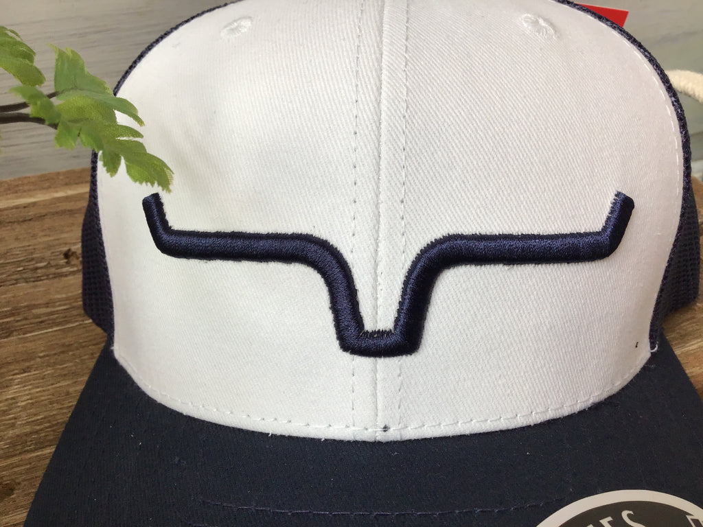 Kimes Ranch Navy & White Weekly Trucker Hat