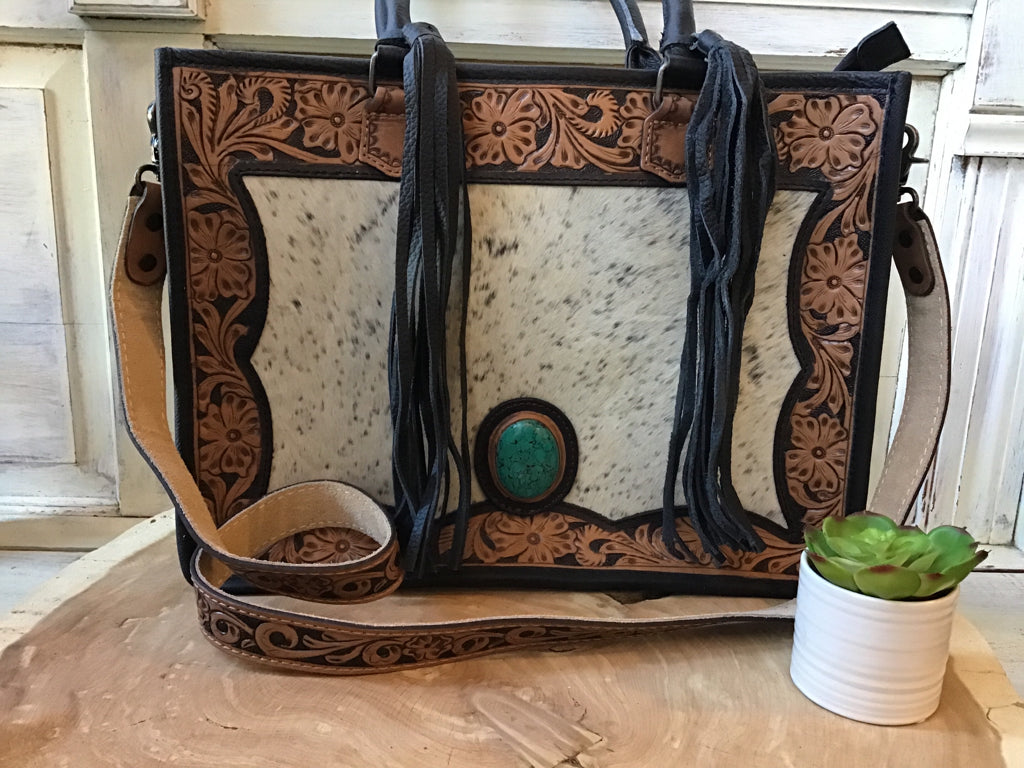 Myra Bag Cross Body Strap Beaded and Tooled – Seven Songbirds Boutique